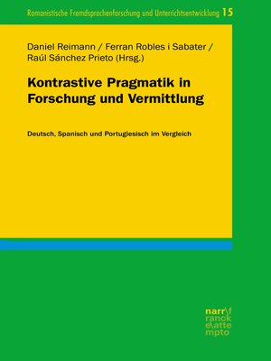 cover image of Kontrastive Pragmatik in Forschung und Vermittlung